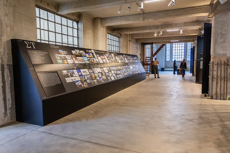 View of the Architecture in Greece exhibition at the former Public Tobacco Factory